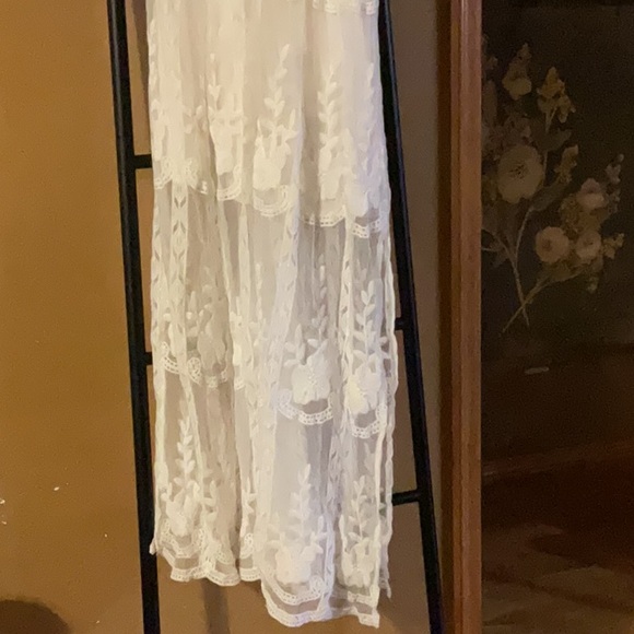 Source Unknown White Lace Maxi Dress - Picture 6 of 6